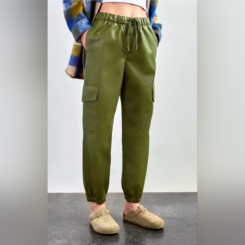 NWT Aritzia WILFRED Selena Cargo Jogger, XS, Green